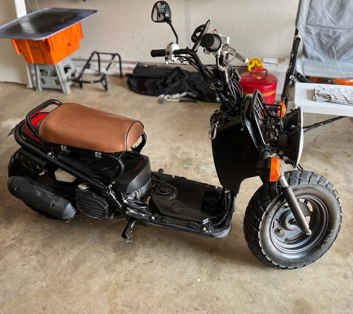 Ready to Ship!  Honda Ruckus Seat Cover Waterproof Rustic Distressed Whiskey