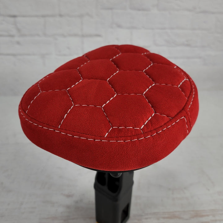 Honda Motocompacto Alcantara® Suede Hexagon Honeycomb Seat Cover Handmade