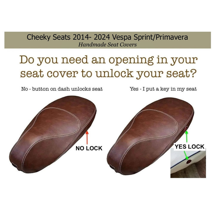 Vespa SUMMER COLLECTION Sprint/Primavera Lime SHERBET seat cover, French Seams