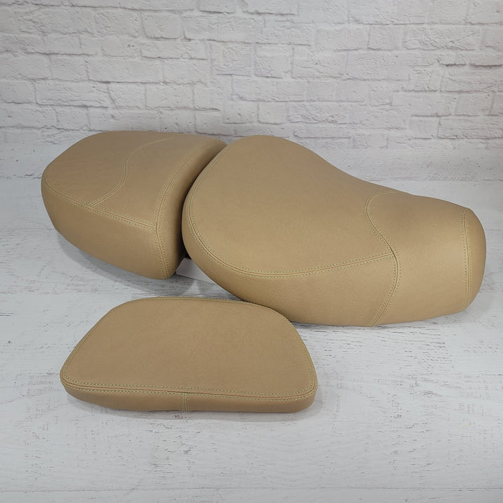 Vespa LXV Matte Camel Tan Seat Cover Handmade