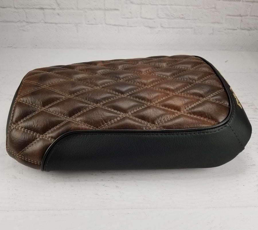 READY TO SHIP! Honda Ruckus Seat Cover Tobacco Brown and Black