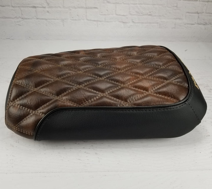 READY TO SHIP! Honda Ruckus Seat Cover Tobacco Brown and Black