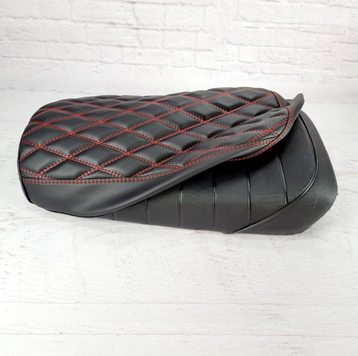 RED Maddog Seat Cover Double Diamond with Piping, Gen IV Gen V