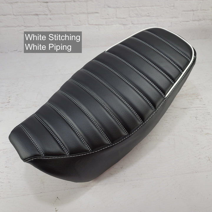 READY TO SHIP! 2022 - 2025 Honda Grom Tuck and Roll Seat Cover with Piping