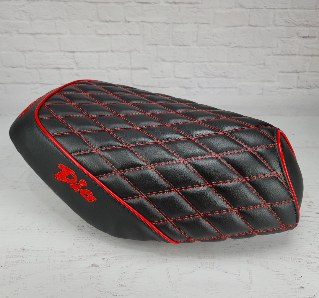 Honda Dio 1 & 2 Diamond Seat Cover with Piping