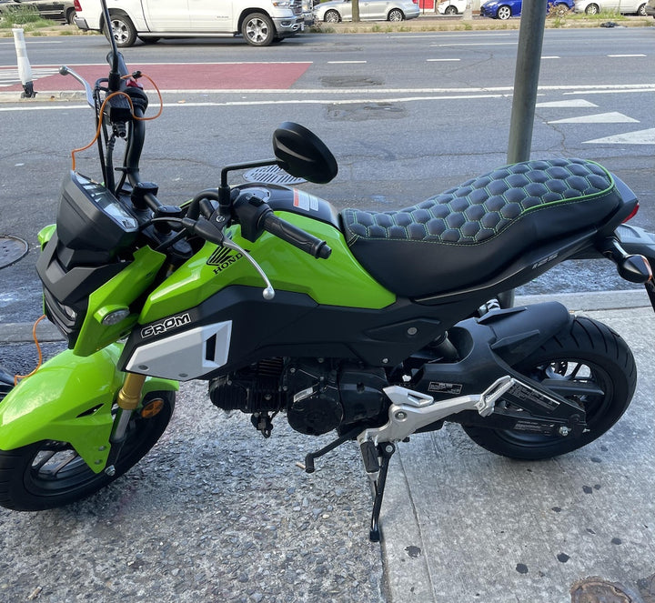 Honda Grom Multi Hexagon Honeycomb Seat Cover