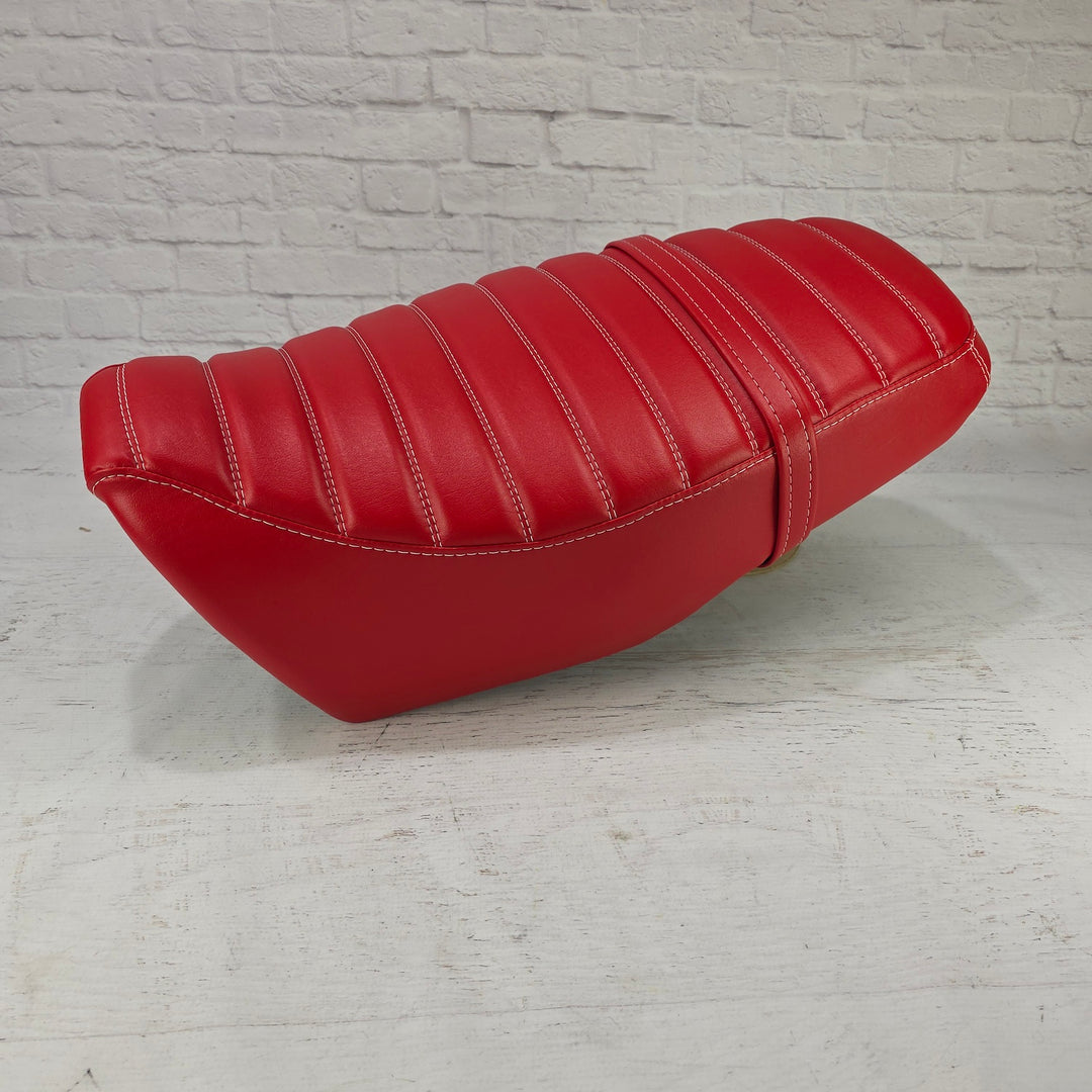 Honda Grom Red Tuck and Roll Seat Cover 2013 - 2026