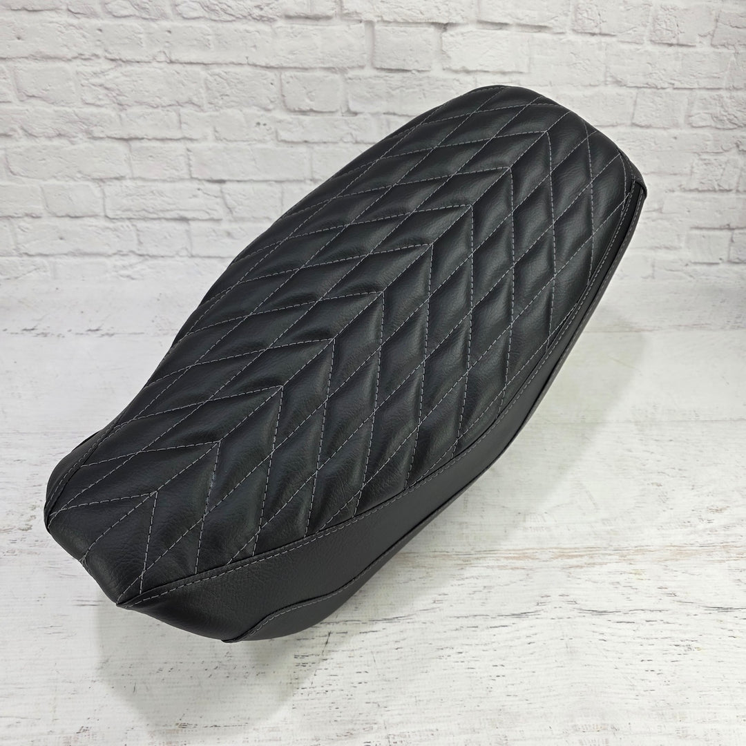 Honda Grom Seat Cover 2013-2026 Chevron BLACK MSX125 Seat Cover