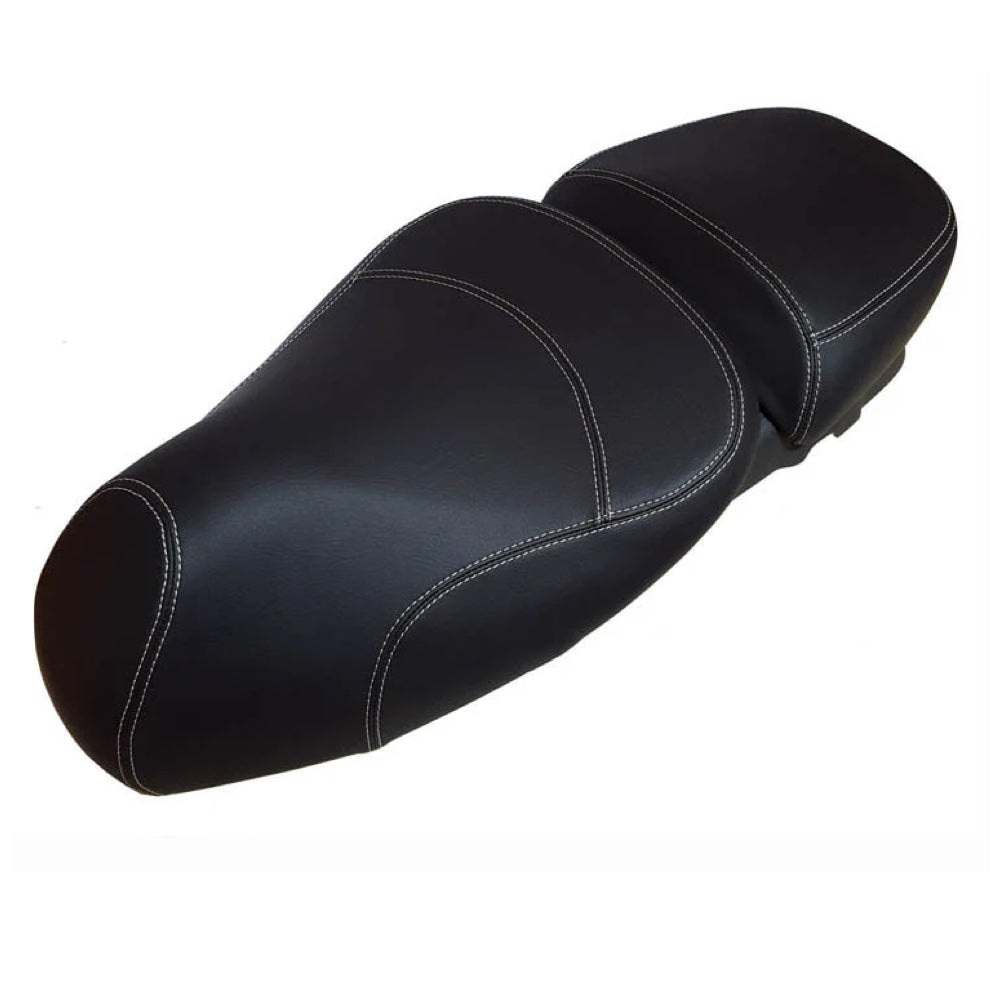 Vespa GTV Black Seat Cover with French Seams