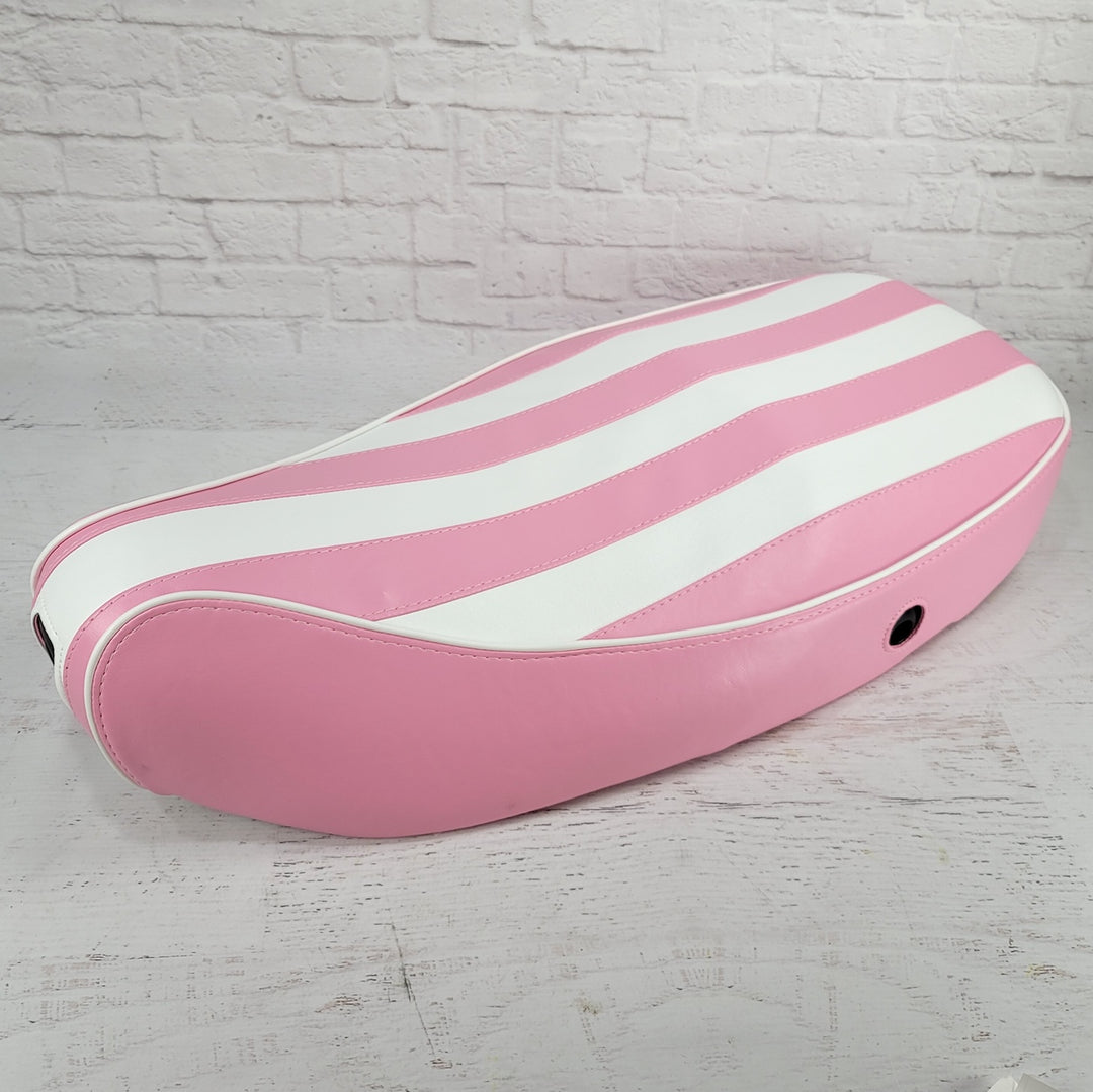 Pink Striped Vespa LX 50 / 125/ 150 Seat Cover
