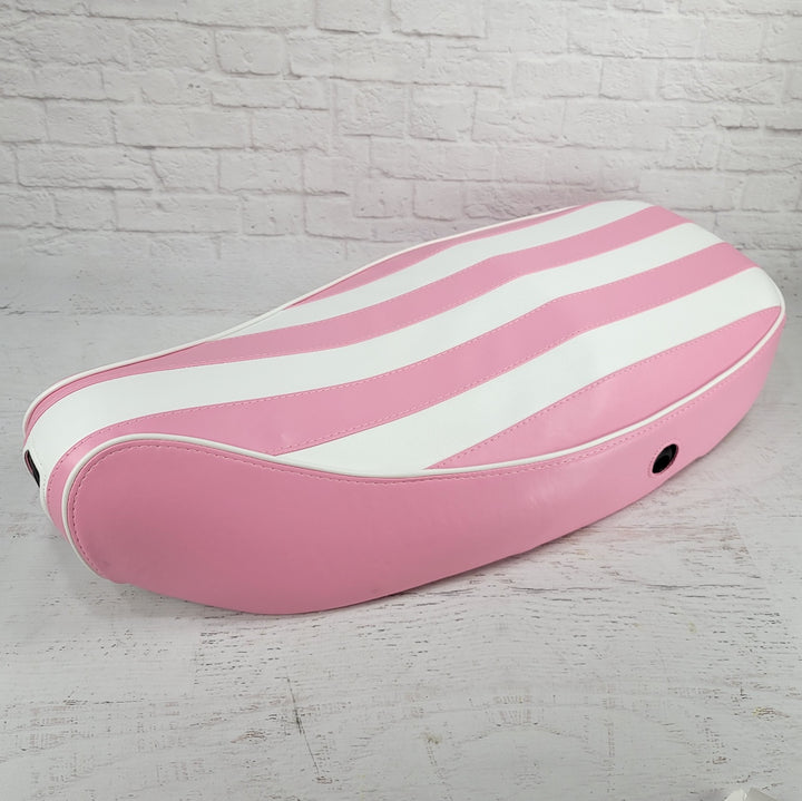 Pink Striped Vespa LX 50 / 125/ 150 Seat Cover