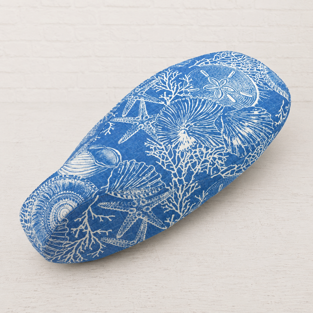 Featured view of the Sand Dollar Key West Coastal Scooter Seat Cover - Kymco · SYM · Lance · More, handmade by Cheeky Seats.