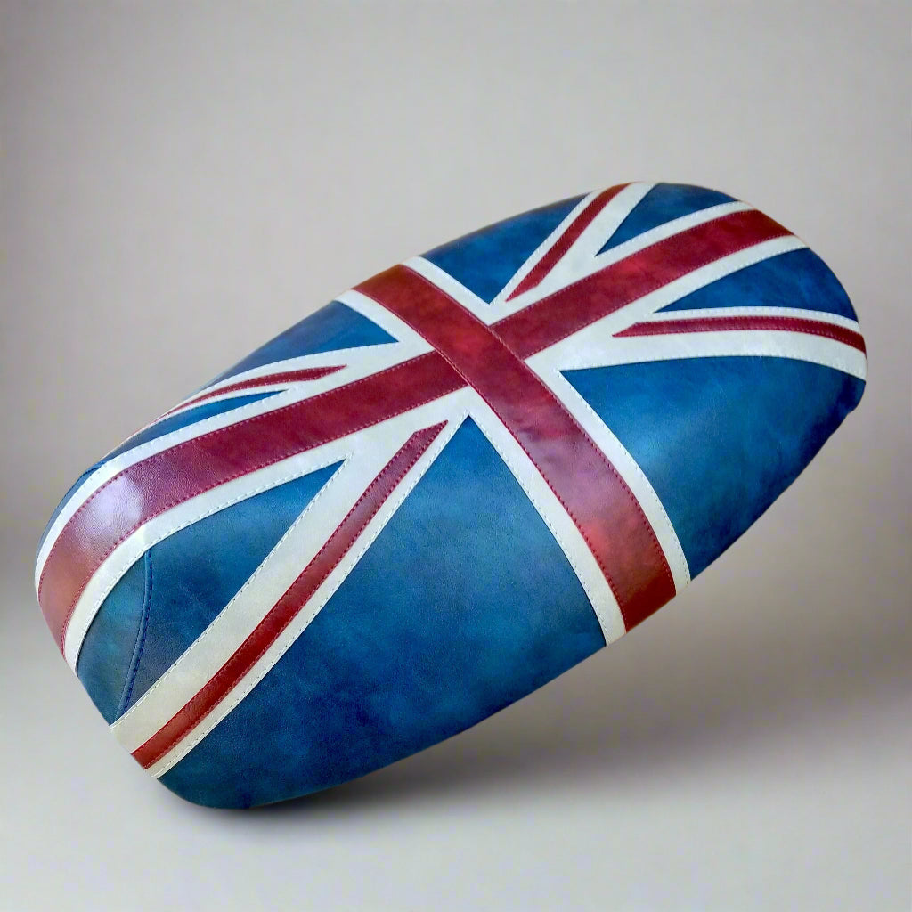 Yamaha Vino 125 Union Jack British Flag Scooter Seat Cover