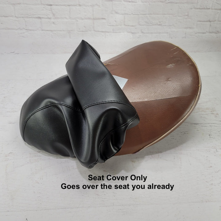 READY TO SHIP Yamaha Vino 50 Black Seat Cover, Waterproof - No Staples!