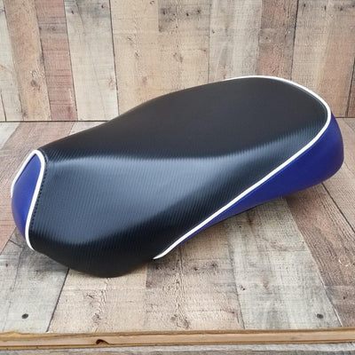 Sym Mio Black and Royal Blue Seat Cover
