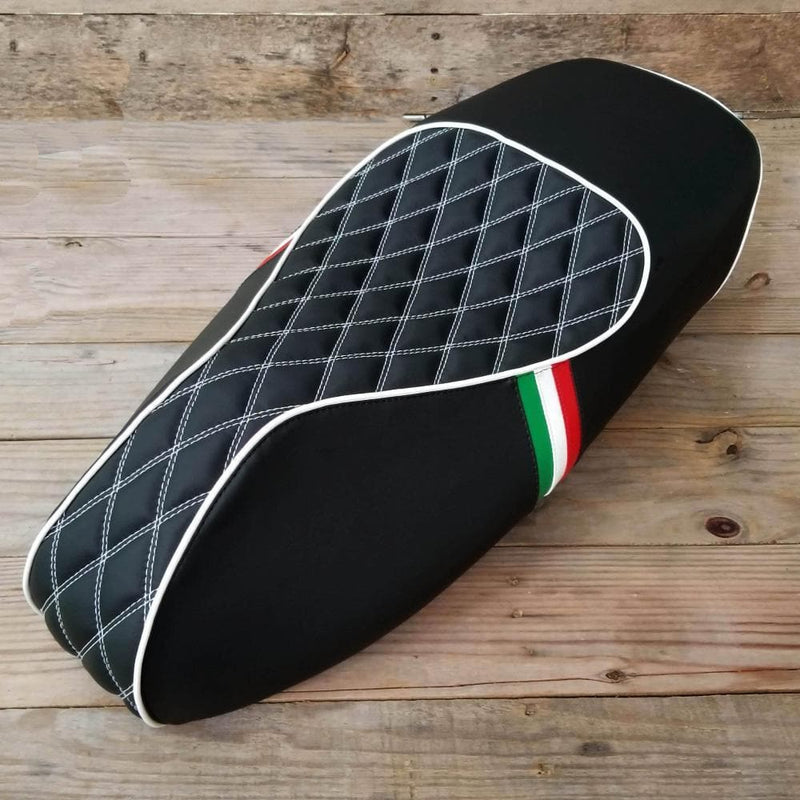 Vespa GTS Diamond Seat Cover Italian Stripes Cheeky Seats