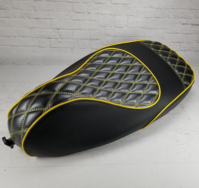 Vespa Sprint / Primavera 50 - 150 Diamond Carbon Fiber Seat Cover